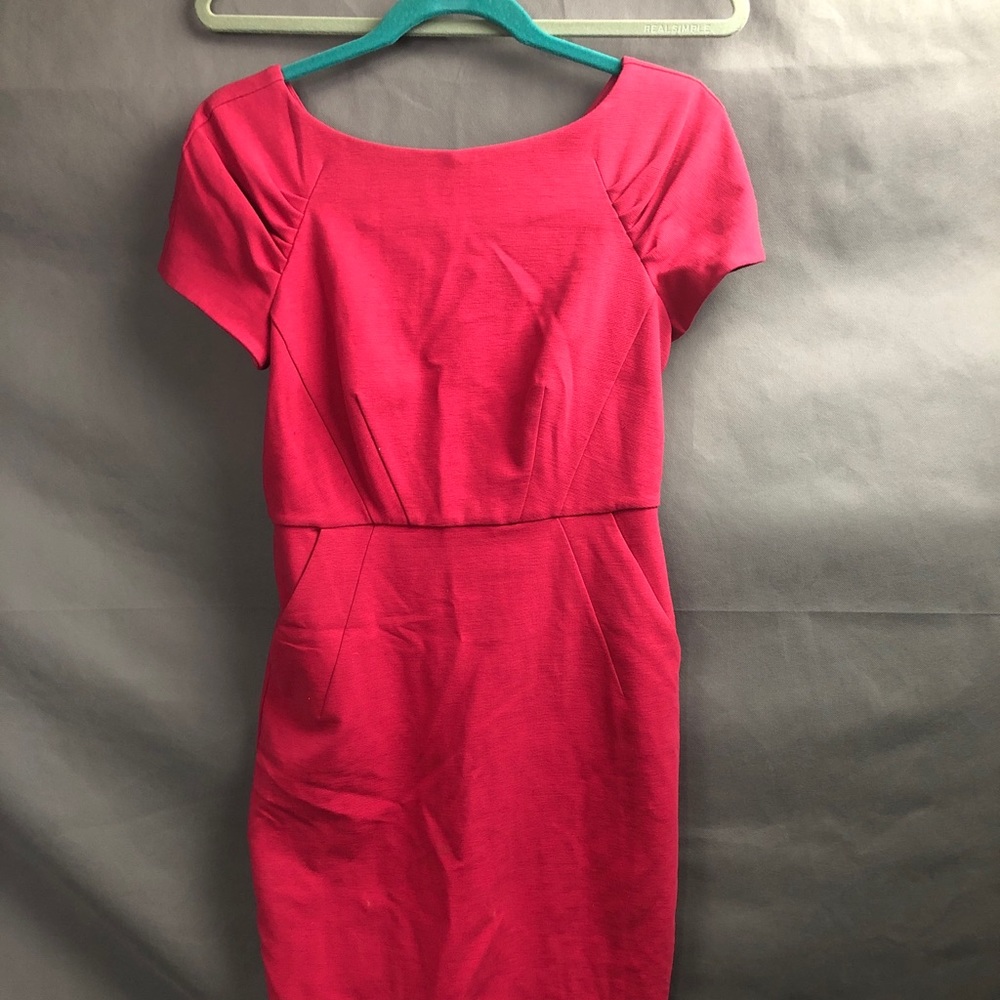 Pink dress Banana Republic